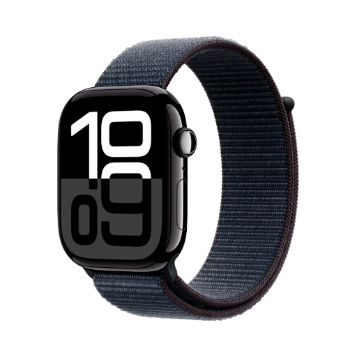 Apple Watch Series 10 GPS, 42mm, Sport Loop "Ink", Jet Black
